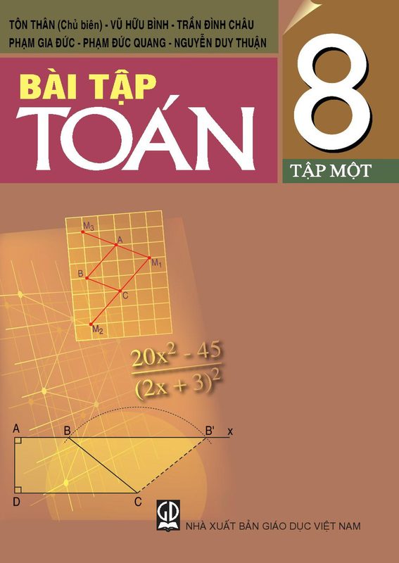 Bài tập toán 8 - Tập 1