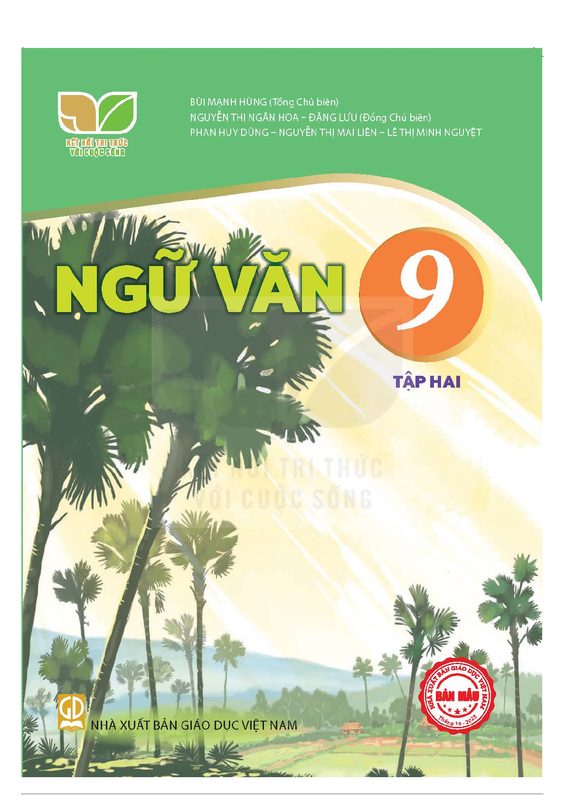 SGK Ngữ văn 9 Tập 2 - Kết Nối Tri Thức