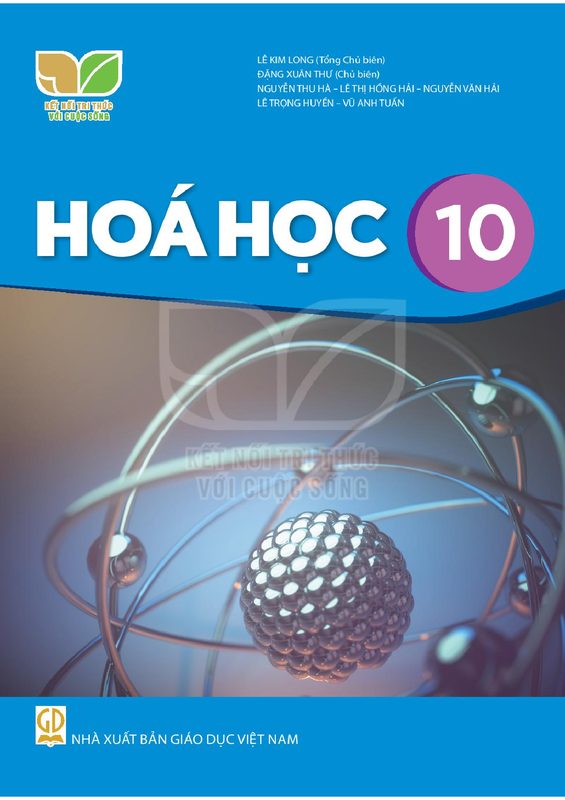 SGK Hóa học 10 - Kết Nối Tri Thức