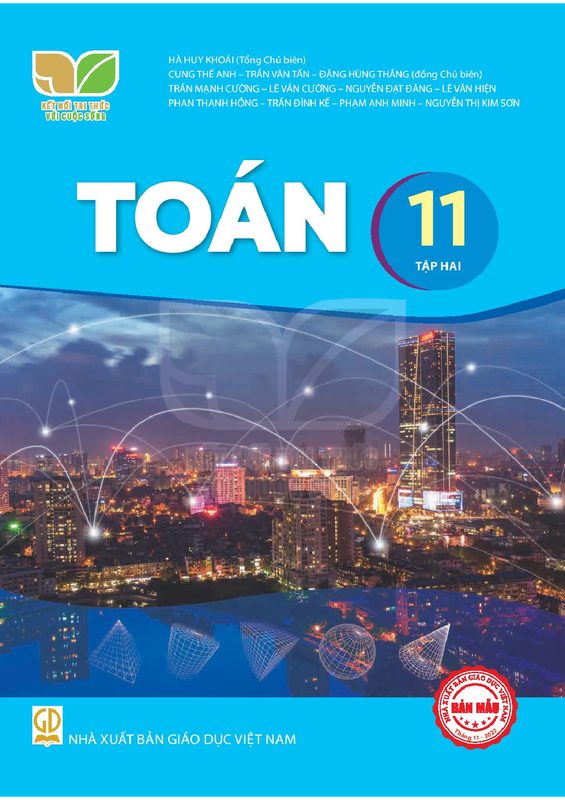 SGK Toán 11 Tập 2 - Kết Nối Tri Thức