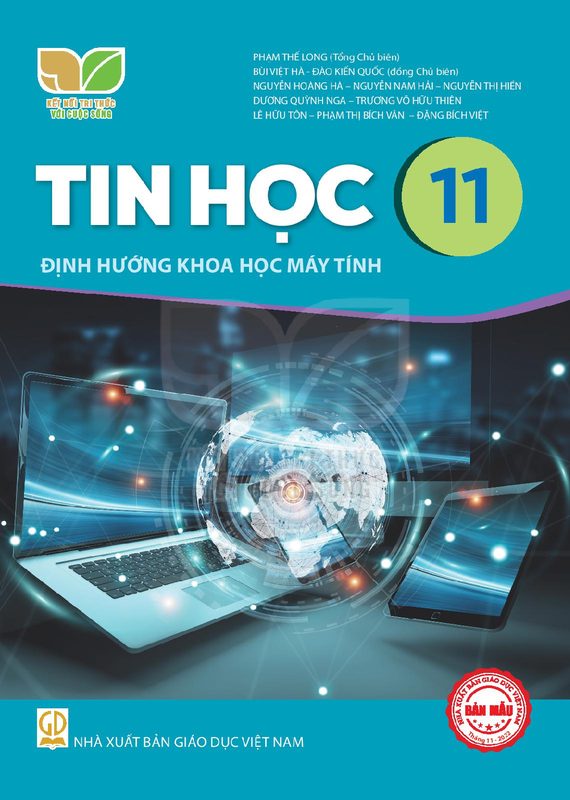 SGK Tin học 11 CS - Kết Nối Tri Thức