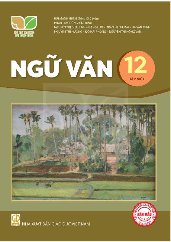 SGK Ngữ văn 12 Tập 1 - Kết Nối Tri Thức