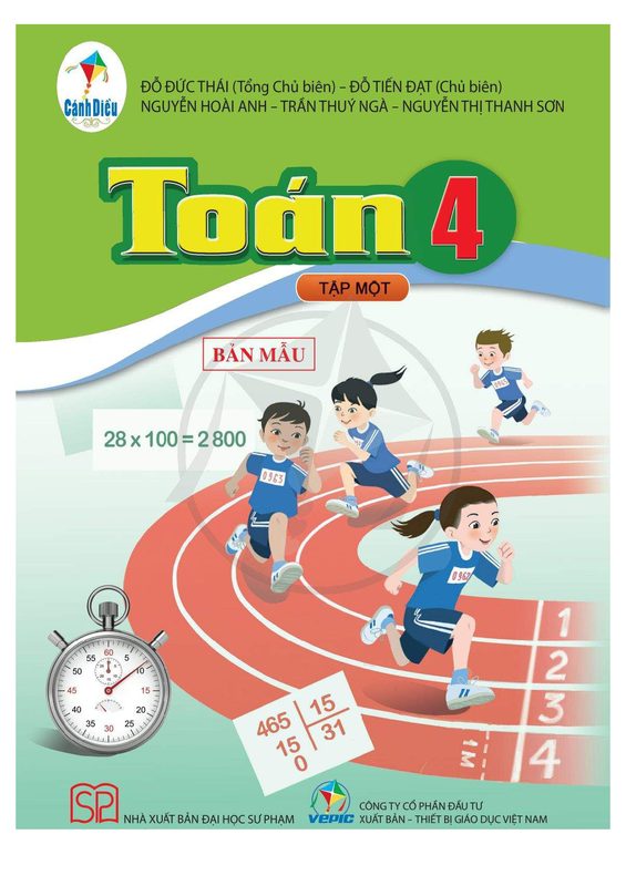 SGK Toán 4 Tập 1 - Cánh Diều