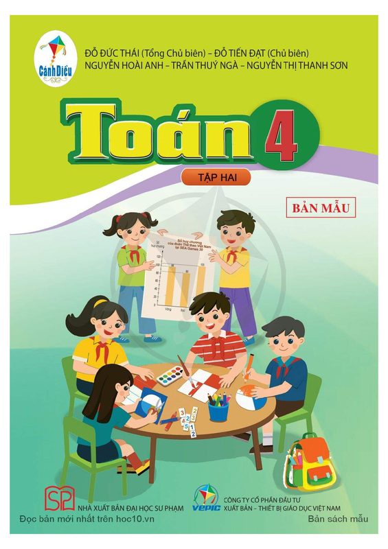 SGK Toán 4 Tập 2 - Cánh Diều