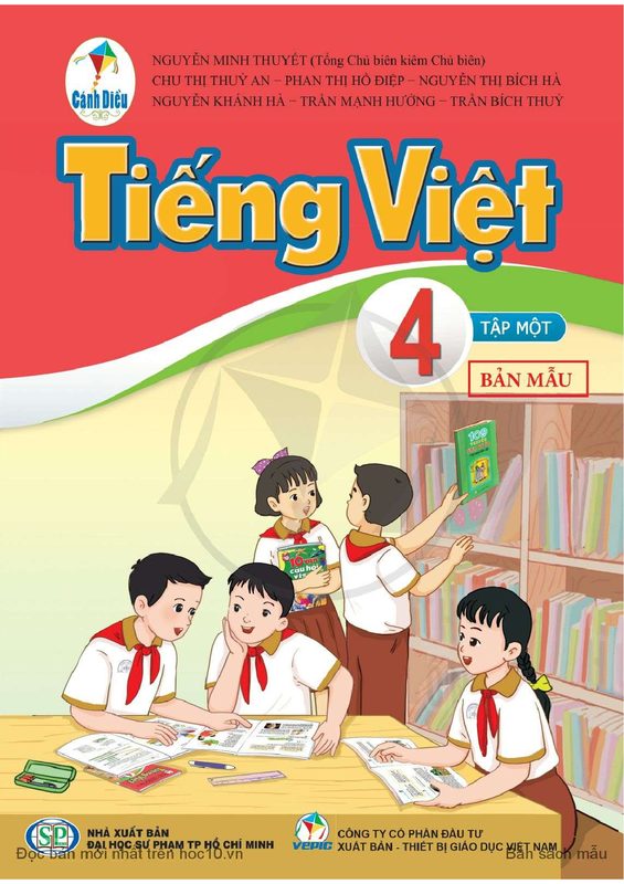 SGK Tiếng Việt 4 Tập 1 - Cánh Diều
