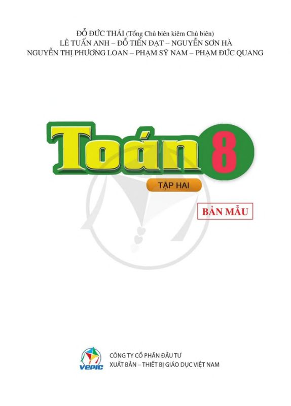 SGK Toán 8 Tập 2 - Cánh Diều