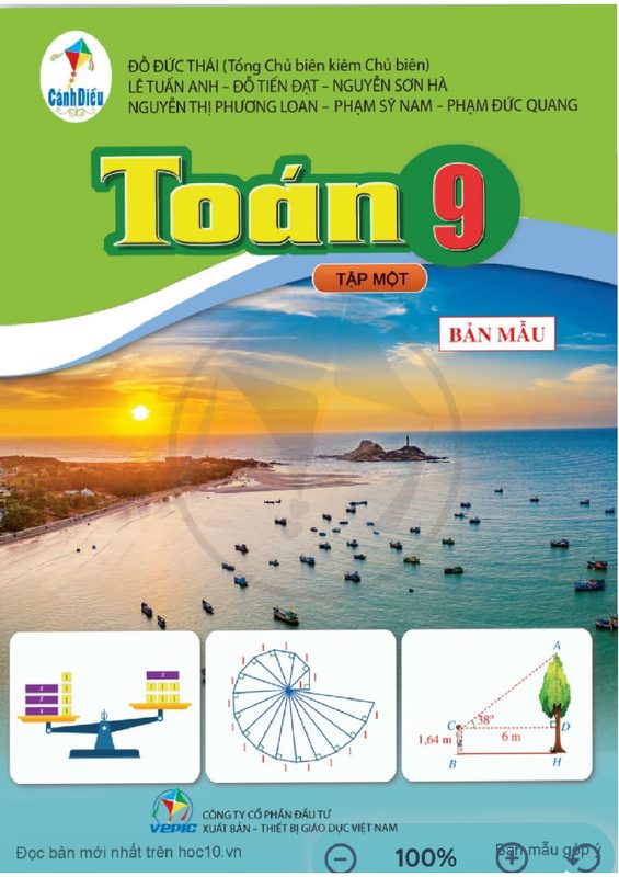 SGK Toán 9 Tập 1 - Cánh Diều