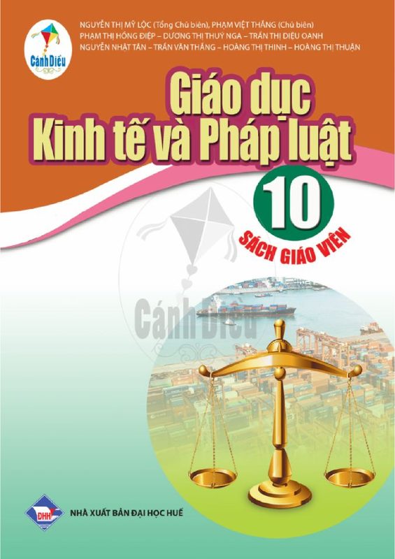 SGV Giáo dục kinh tế và pháp luật 10 - Cánh Diều