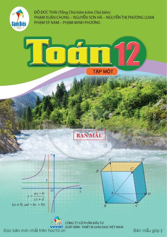 SGK Toán 12 Tập 1 - Cánh Diều