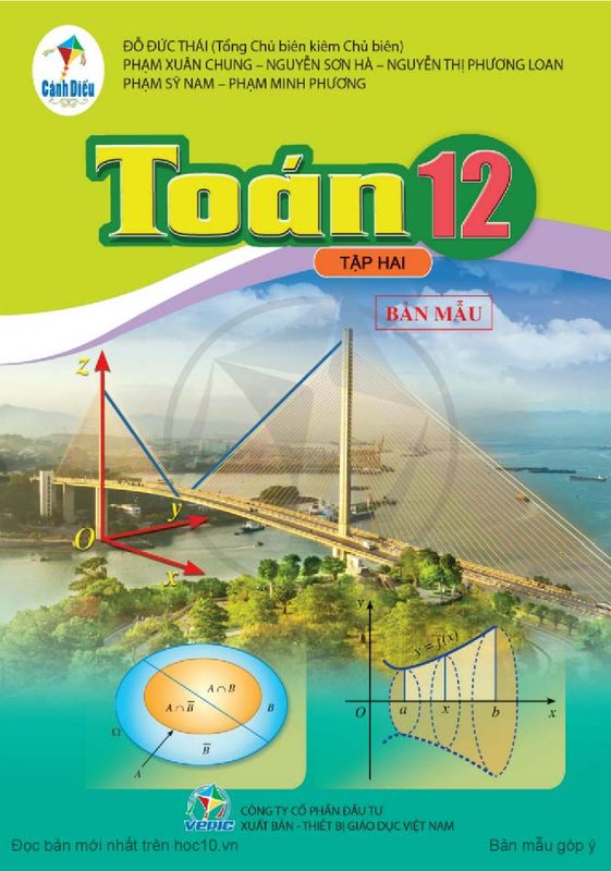 SGK Toán 12 Tập 2 - Cánh Diều
