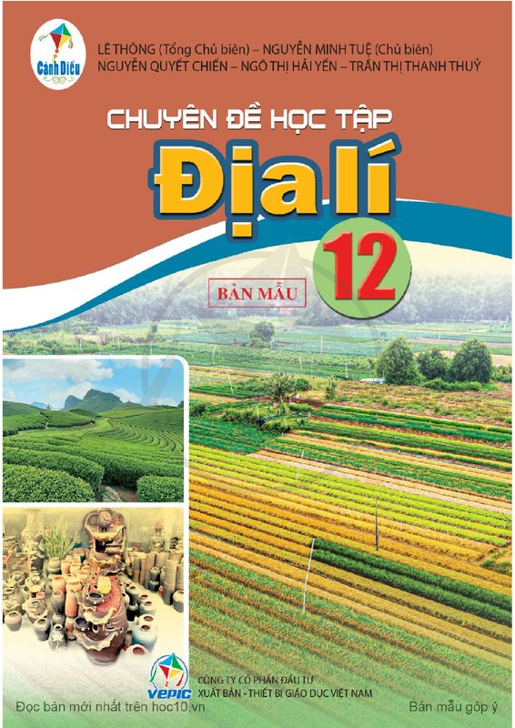 SGK Chuyên đề học tập Địa lí 12 - Cánh Diều