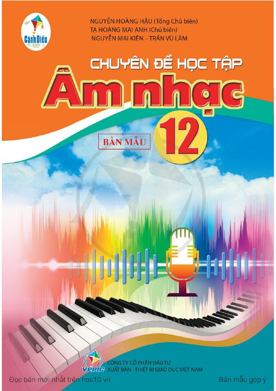 SGK Chuyên đề học tập Âm nhạc 12 - Cánh Diều