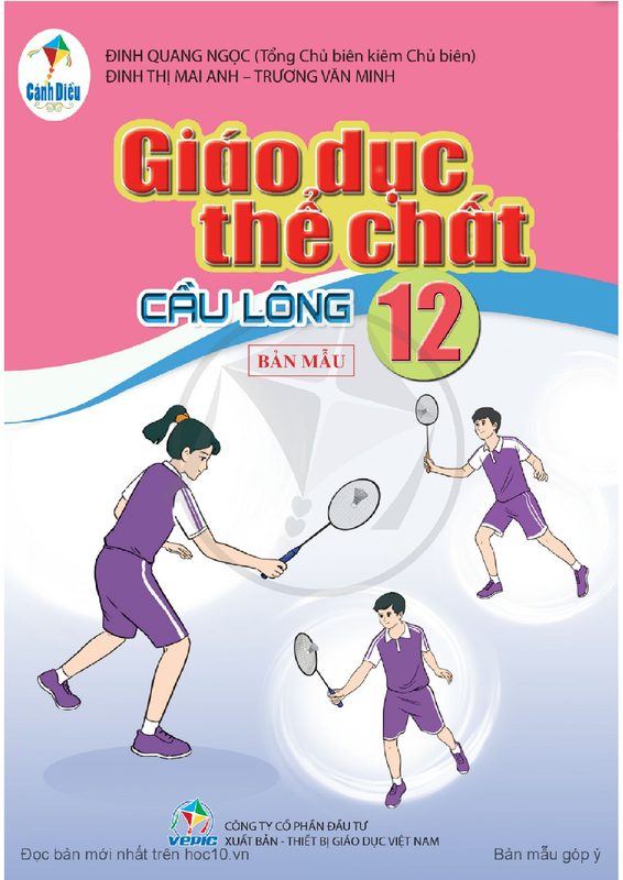 SGK GDTC 12 – Cầu lông - Cánh Diều