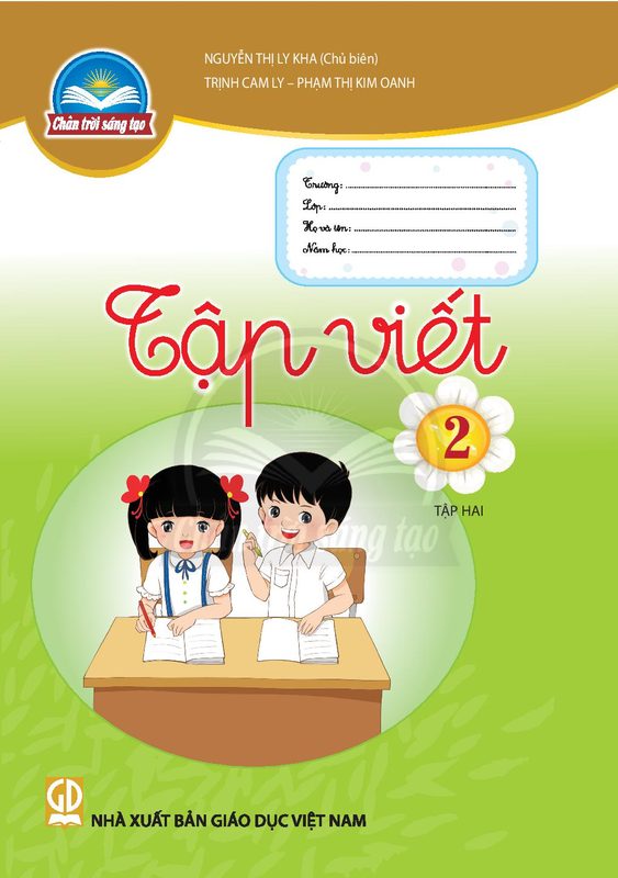 Vở tập viết 2 Tập 2 - Trân trời sáng tạo