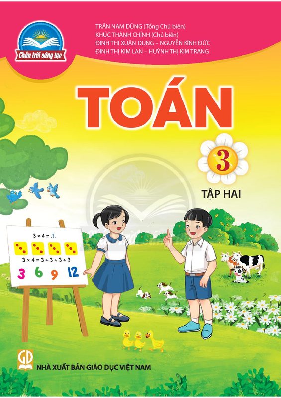 SGK Toán 3 Tập 2 - Trân trời sáng tạo