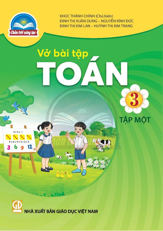 SBT Toán 3 Tập 1 - Trân trời sáng tạo