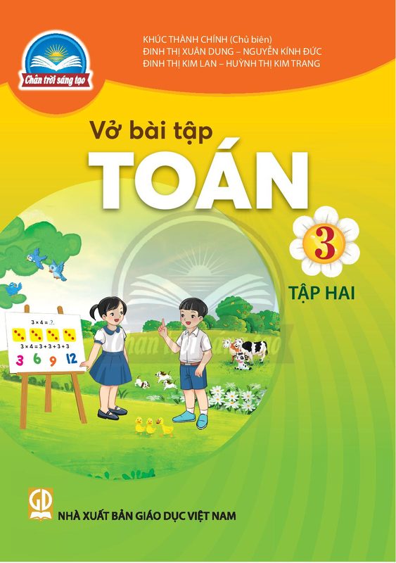 SBT Toán 3 Tập 2 - Trân trời sáng tạo