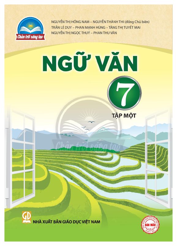 SGK Ngữ văn 7 Tập 1 - Trân trời sáng tạo