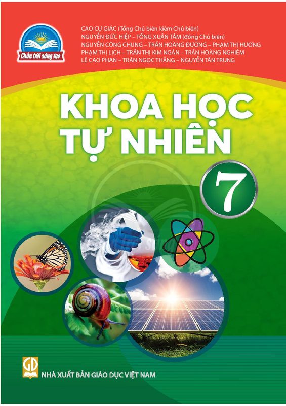 SGK Khoa học tự nhiên 7 - Trân trời sáng tạo
