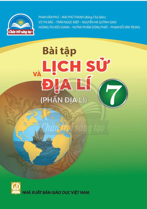 SBT Lịch sử và Địa lí 7 – Phần Địa lí - Trân trời sáng tạo