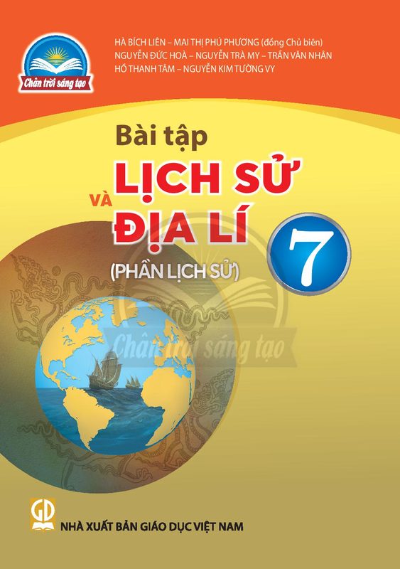 SBT Lịch sử và Địa lí 7 – Phần Lịch sử - Trân trời sáng tạo