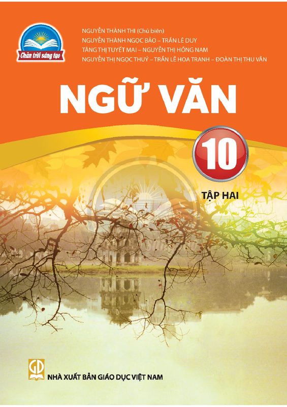 SGK Ngữ văn 10 Tập 2 - Trân trời sáng tạo