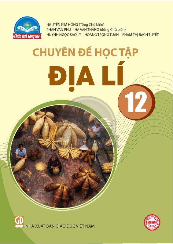 SGK Chuyên đề học tập Địa lí 12 - Trân trời sáng tạo