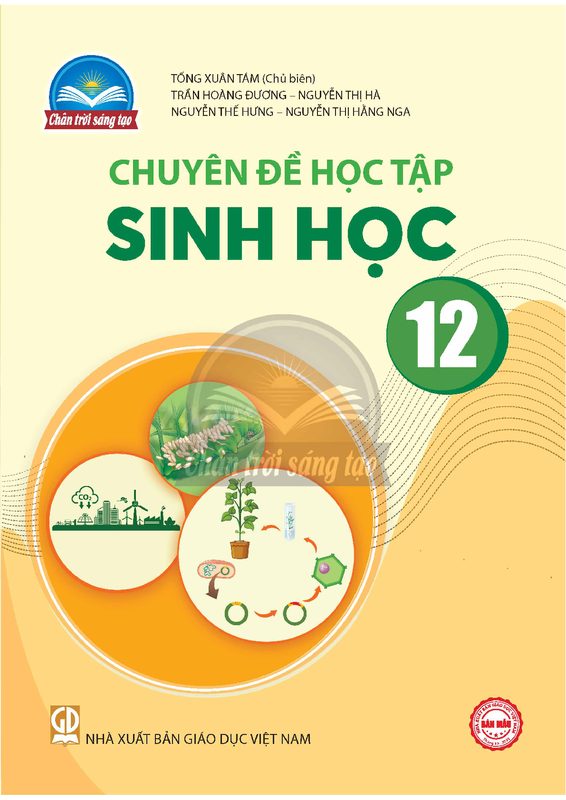 SGK Chuyên đề Sinh học 12 - Trân trời sáng tạo